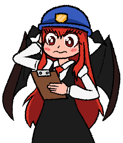 Koakuma with a space helmet